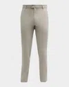 Peter Millar Crown Crafted Surge Performance Tailored Fit Trousers In Gale Grey