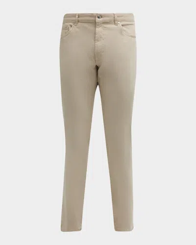 Peter Millar Men's Wayfare 5-pocket Pants In Gold