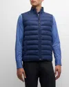 Peter Millar Men's Whistler Reversible Quilted Vest In Atlanta Blue