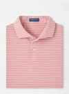 Peter Millar Mezzo Performance Mesh Polo In Pink Crepe