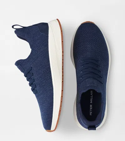 Peter Millar Odeon Sneaker In Blue