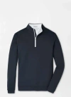 Peter Millar Perth Performance Quarter-zip In Black