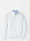 Peter Millar Perth Performance Quarter-zip In British Grey