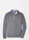 Peter Millar Perth Performance Quarter-zip In Iron