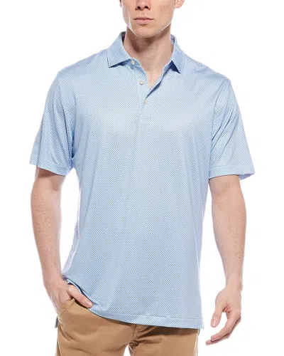 Peter Millar Phoenix Performance Jersey Polo Shirt In Blue