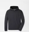 Peter Millar Pine Performance Hoodie In Black