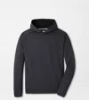 Peter Millar Pine Performance Hoodie In Black