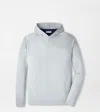 Peter Millar Pine Performance Hoodie In Gray