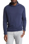 Peter Millar Pine Performance Hoodie In Navy