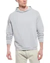 Peter Millar Pine Sugar Stripe Performance Hoodie In Grey