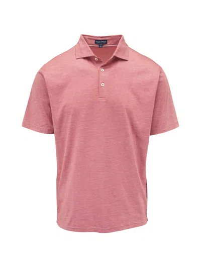 Peter Millar Polo Collar Polo Shirt In Pink