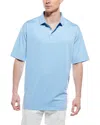 Peter Millar Soul Performance Mesh Polo Shirt In Blue