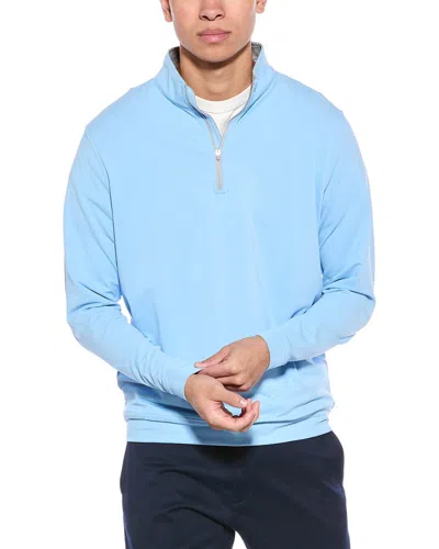 Peter Millar Quarter Zip Knitwear In Blue