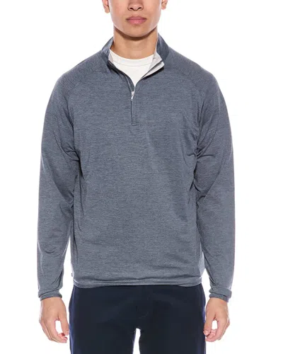 Peter Millar Quarter Zip Knitwear In Blue