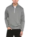 Peter Millar Quarter Zip Knitwear In Grey