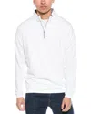 Peter Millar Perth Loop Quarter Zip Performance Pullover In White