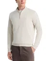 Peter Millar Half-zip Textured Sweater In Blue