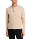 Peter Millar Quarter Zip Sweater In Neutral