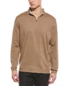Peter Millar Quarter-zip Pullover In Gold