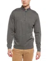 Peter Millar Crown Sport Perth Loop Quarter Zip Performance Pullover In Gray