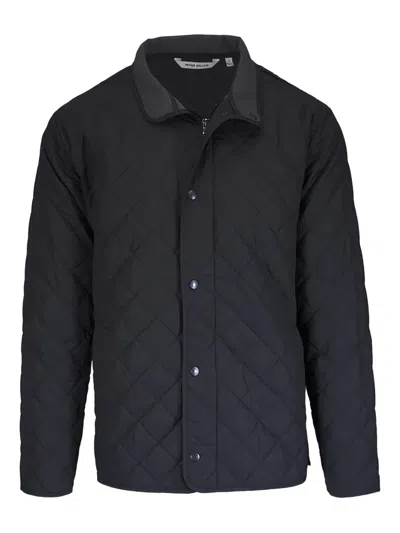 Peter Millar Quilted Jacket In Black