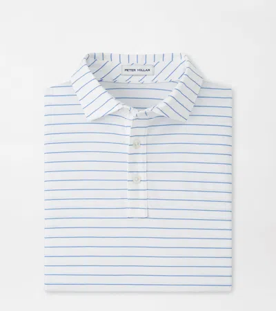 Peter Millar Rover Stripe Crown Comfort Cotton Polo