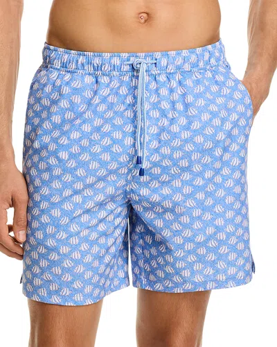 Peter Millar Seaway 7 Swim Trunks In Blue