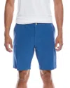 Peter Millar Shackleford Gingham Performance Hybrid Short In Blue
