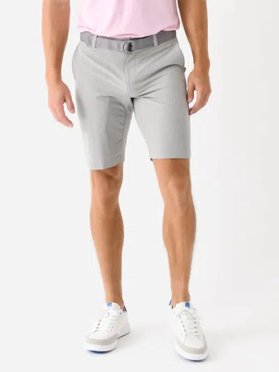 Peter Millar Shackleford Performance Hybrid Short In British Grey In Multi