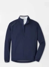 Peter Millar Shield Half-zip Rain Shell In Navy