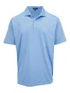 Peter Millar Short-sleeve Polo Shirt In Blue