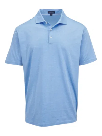 Peter Millar Short-sleeve Polo Shirt In Blue