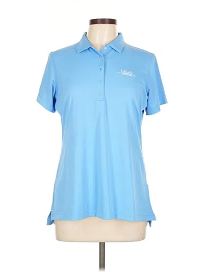 Pre-owned Peter Millar Short Sleeve Polo Shirt In Blue