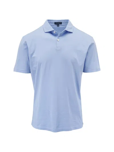 Peter Millar Short-sleeve Polo Shirt In Blue