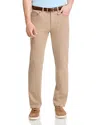 Peter Millar Signature Sateen Five Pocket Pants In Grain