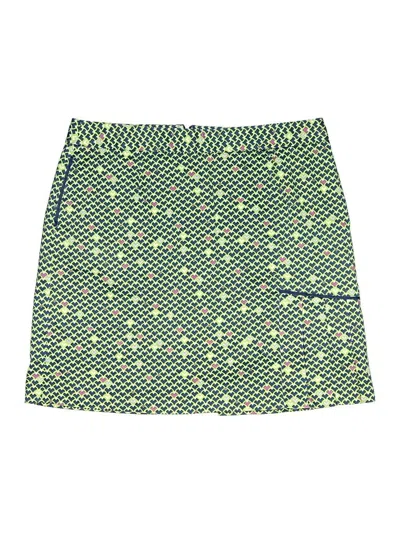 Pre-owned Peter Millar Skort In Green