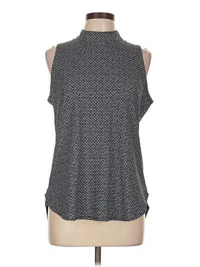 Pre-owned Peter Millar Sleeveless Turtleneck In Gray