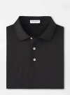Peter Millar Solid Performance Jersey Polo In Black
