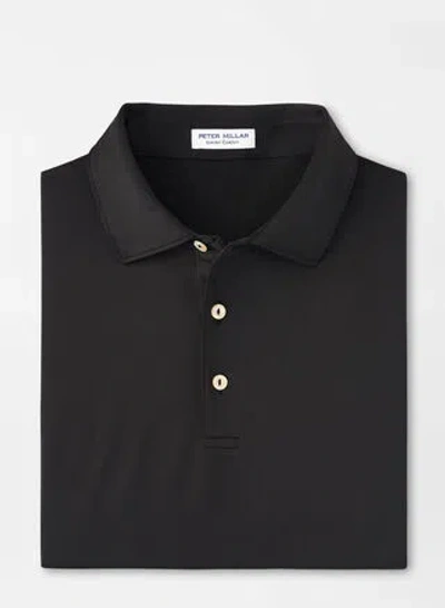 Solid Performance Jersey Polo In Black from Peter Millar