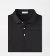 Peter Millar Solid Performance Jersey Polo Black
