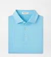 Peter Millar Solid Performance Jersey Polo In Blue
