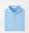 Peter Millar Solid Performance Jersey Polo Cottage Blue