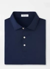 Peter Millar Solid Performance Jersey Polo In Navy