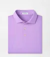 Peter Millar Solid Performance Jersey Polo Purple Iris