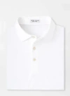 Peter Millar Solid Performance Jersey Polo In White