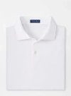 Peter Millar Solid Performance Jersey Polo In White