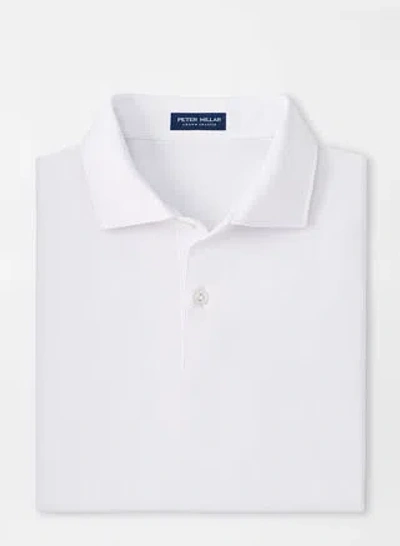 Solid Performance Jersey Polo In White from Peter Millar