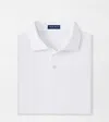 Peter Millar Solid Performance Jersey Polo White