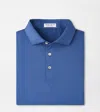 Peter Millar Solid Performance Jersey Polo Windsor Blue