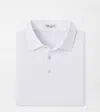 Peter Millar Solid Performance Mesh Polo White